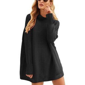 ANRABESS Women Oversized Casual Loose Turtleneck Long Sleeve Slouchy